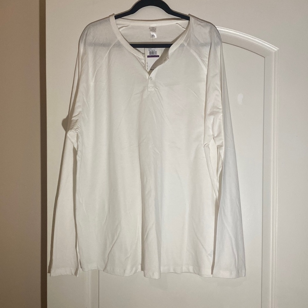 Alternative Apparel white long sleeve shirt
